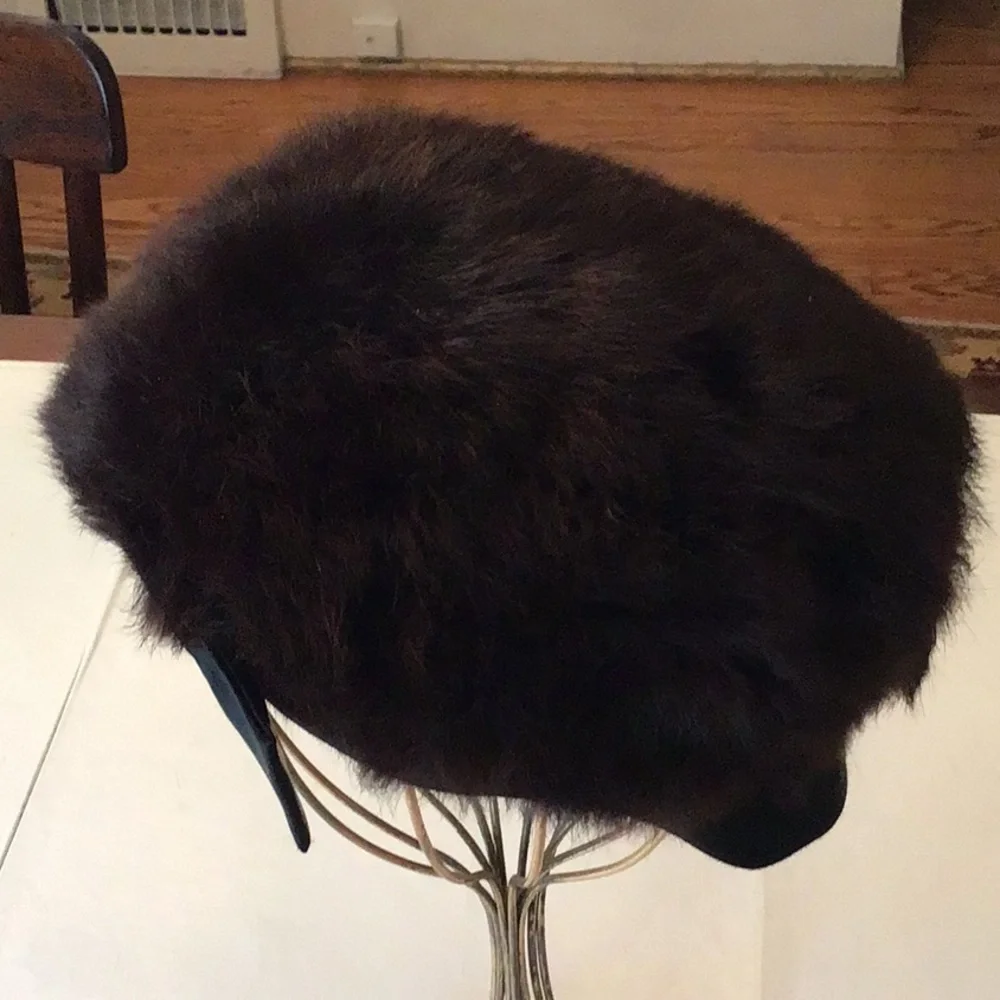 #Fur mink? # front ribbon Hat - Picture 3 of 8